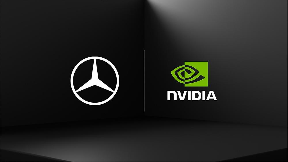 Siglele Mercedes-Benz și NVIDIA, grafică oficială a parteneriatului