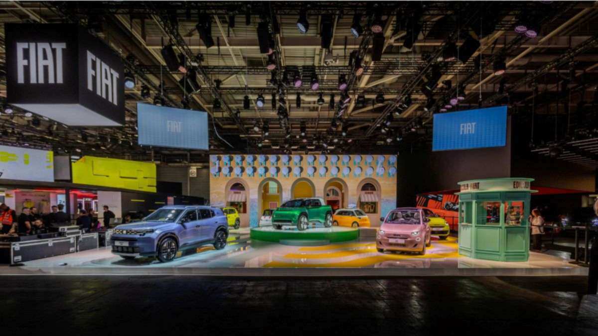 The Fiat stand at the 2026 Paris Motor Show