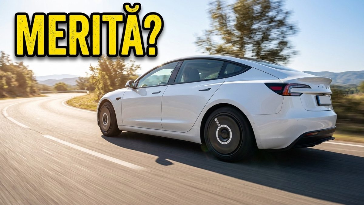 White Tesla Model 3 Highland with black Tesery Aero covers on its wheels, thumbnail of the install video